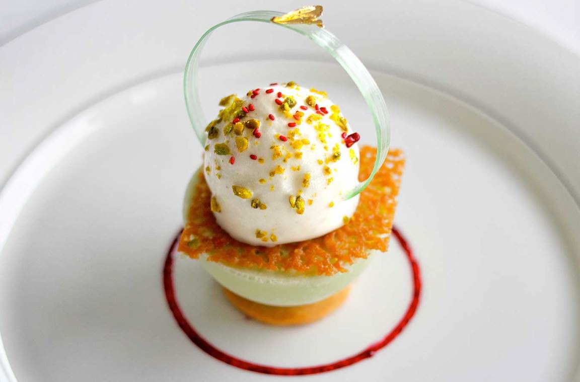 Simon Regan: Apple Parfait With Buttermilk Foam - Taste Kerry