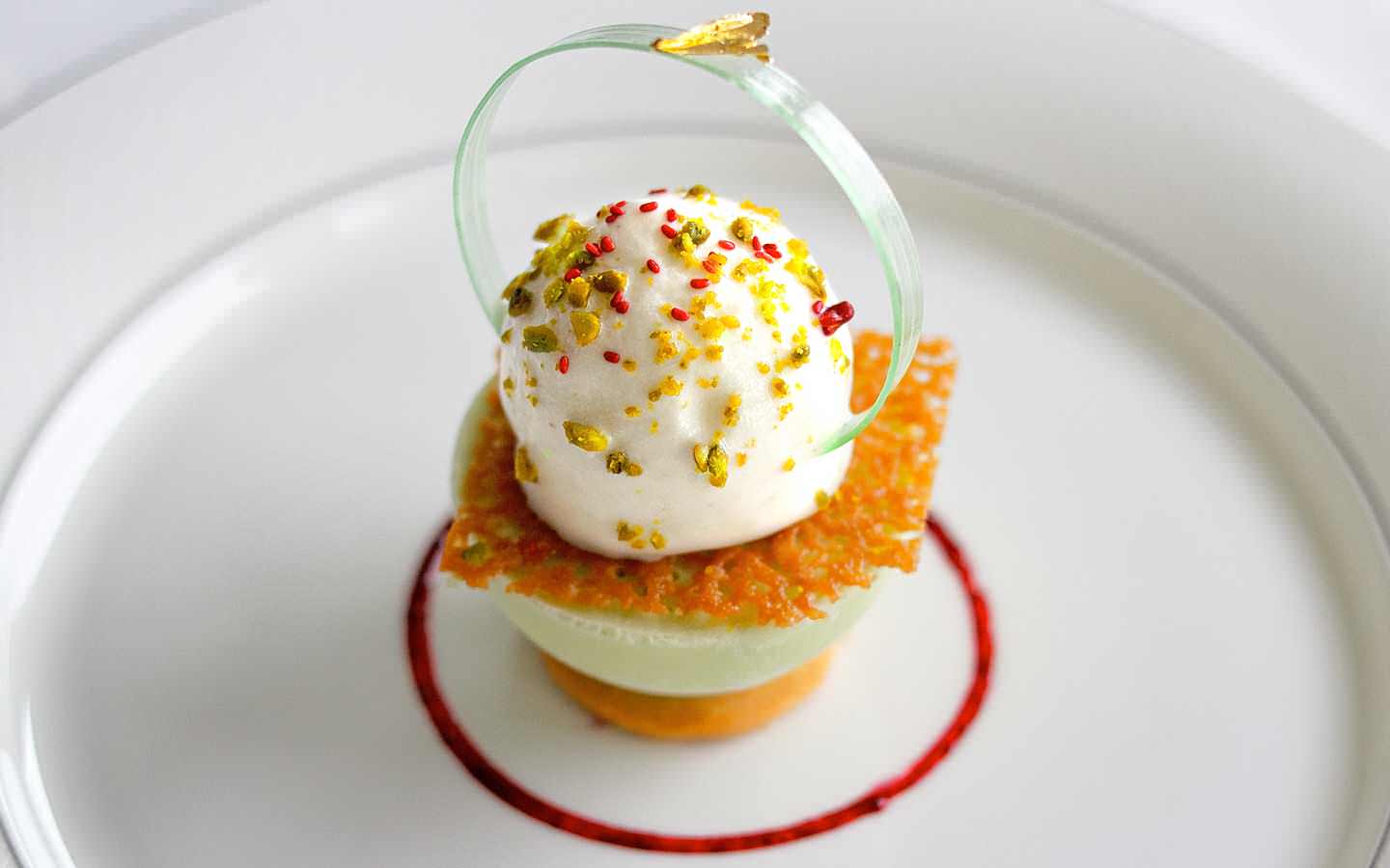 Simon Regan: Apple Parfait with Buttermilk Foam - Taste Kerry